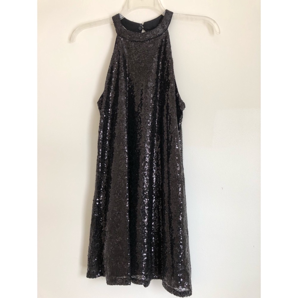 Black Sequin Dress